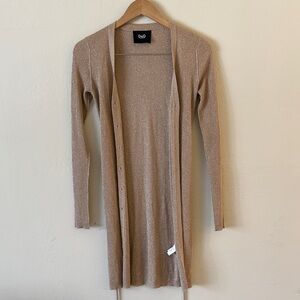 D&G Metallic Knit Long Cardigan